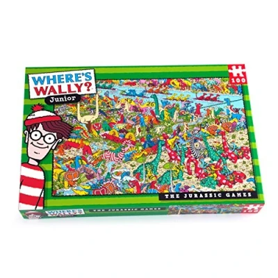 Afbeelding van Wheres Wally Junior The Jurassic Games 100 Piece Puzzle