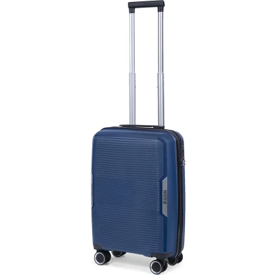 Afbeelding van TravelZ Swinger Handbagage koffer 55cm Sterke Lichtgewicht Trolley met TSA slot Blauw