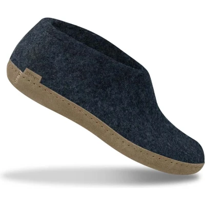 Afbeelding van Glerups Schoen met leren zool Blauw 41