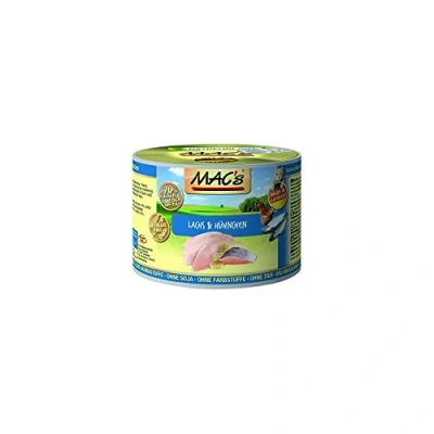 Afbeelding van 6x200g MAC&#039;s Cat Zalm &amp; Kip Kattenvoer
