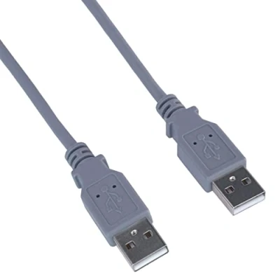 Afbeelding van PremiumCord USB 2.0 High Speed Kabel M/M 2 m, A Mannelijk naar Plug, Aansluitkabel voor HDD enz., Dubbel afgeschermd, AWG28, Kleur Grijs, Lengte m