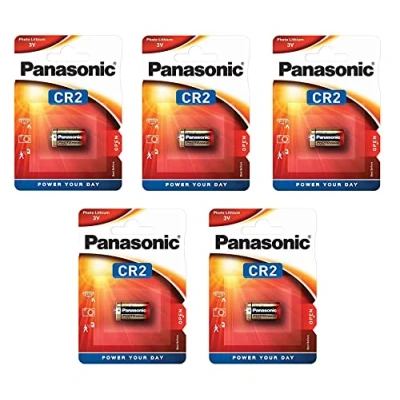 Afbeelding van ‎Corp. Panasonic Lithium batterij CR2, 3 V, blister 1 x 5, verpakking van 5 stuks