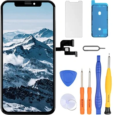 Afbeelding van LL TRADER Display voor iPhone XS LCD 5,8 inch beeldscherm vervanging FHD touchscreen 3D Touch digitizer frame montage en reparatiekits