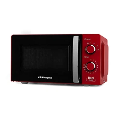 Afbeelding van Orbegozo MI 2121 magnetron, 20 l inhoud, 6 standen, timer, ontdooiprogramma, 700 W, rood