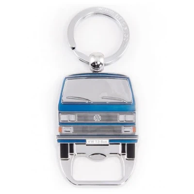Afbeelding van BRISA VW Collection Volkswagen T3 Bus Transporter Sleutelhanger/flesopener Blauw