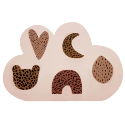 Afbeelding van Vanpauline foampuzzel roze 5st