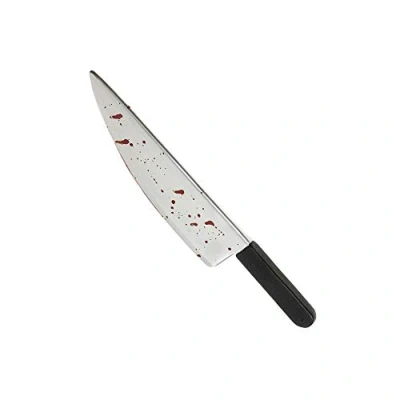 Afbeelding van Widmann Mes Met Bloed 48 Centimeter Grijs Halloween Verkleedkleding