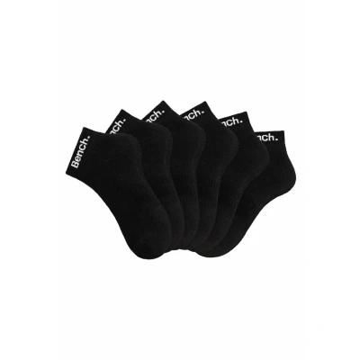 Afbeelding van Bench 6 PACK Unisex Sportsokken, Maat: 47 49, 6x schwarz