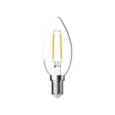 Afbeelding van E14 Energetic Kaars Filament LED Lamp 2.3W Vervangt 25W