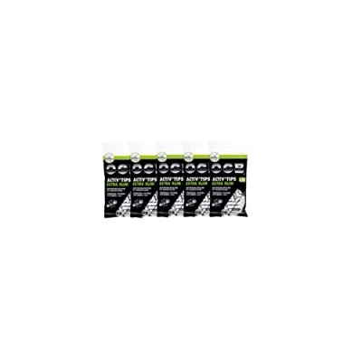 Afbeelding van OCB 18576 ActivTips Extra Slim 6 mm actieve koolfilter met keramische doppen 5 zakjes à 50 stuks = 250 filters, papier