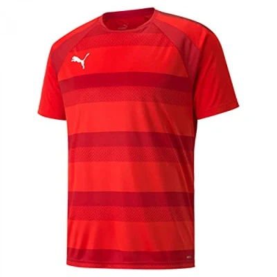 Afbeelding van Puma Teamvision Shirt Korte Mouw Kinderen Rood Maat: 152