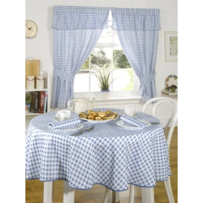 Afbeelding van Emma Barclay Molly Gingham Tafelkleed in Blauw 52x52 (132x132cm)