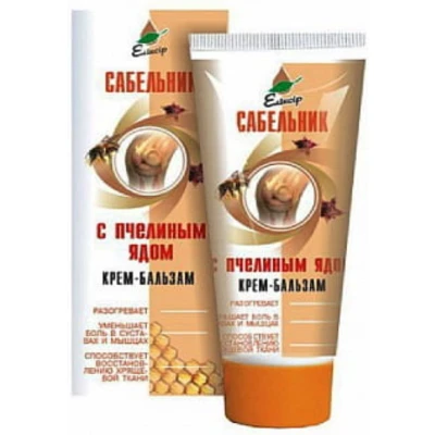 Afbeelding van Natuurlijke Lichaam balsem met peper en bijengif stijve spieren gewrichten 75ml