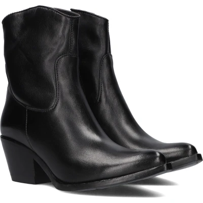 Afbeelding van Omoda Tep Enkellaarsjes Enkelboots met rits Dames Zwart Maat 40