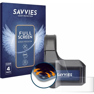 Afbeelding van Savvies Screenprotector voor Shimano Steps SC E7000 Folie Beschermfolie transparant volledig dekking (4 Stuks)