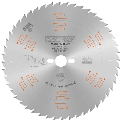 Afbeelding van CMT Orange Tools 285.648.12 M cirkelzaagblad HW 300 x 3,2/2,2 30 Z48 15 ATB chroom