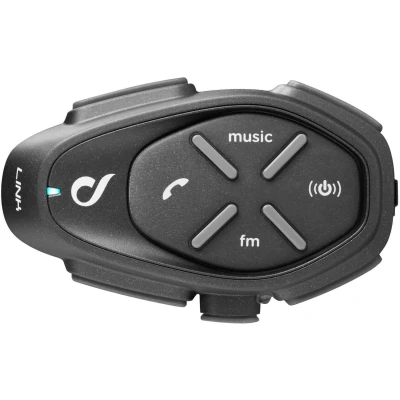 Afbeelding van Interphone Link Bluetooth communicatiesysteem enkele set, zwart