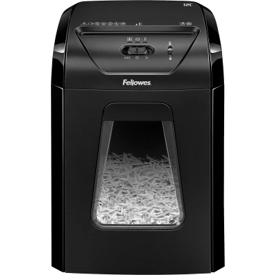 Afbeelding van Fellowes Powershred 12C Papiervernietiger Snippers Zwart