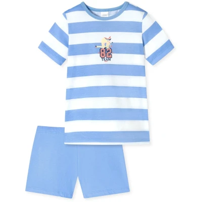 Afbeelding van Schiesser Meisjes Shortama 181261 100 weiss 98
