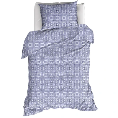 Afbeelding van Dekbedovertrek MOODIT Odil Minho Navy Blue 140 x 200 / 220 cm 1 Persoons