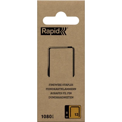 Afbeelding van Rapid Nr.13 Fijndraadnieten 8mm (13/8) (1080 stuks) per 10