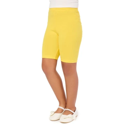 Afbeelding van Merry Style MS MS10 132 LE Meisjes Leggings Sport Vrijetijdsbroek Kort Viscose Sporbroek Yogabroek Geel 116
