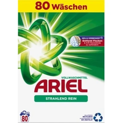 Afbeelding van Ariel regulier waspoeder 4,8 kg 80 wasbeurten met vlek weg power snel oplossend ideaal voor koud wassen