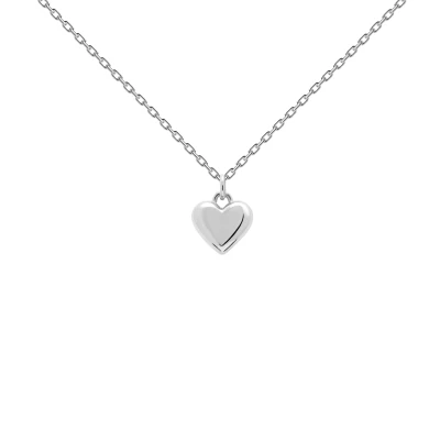 Afbeelding van P D Paola 925 Sterling Zilveren Ketting met Hartje Dames Engrave Me CO02 249 U