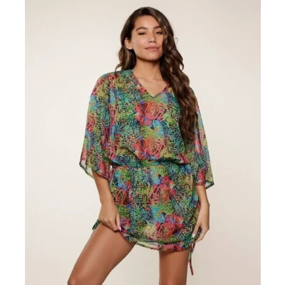 Afbeelding van Lingadore Strandaccessoire, Dames, Maat: 38, Tropic floral