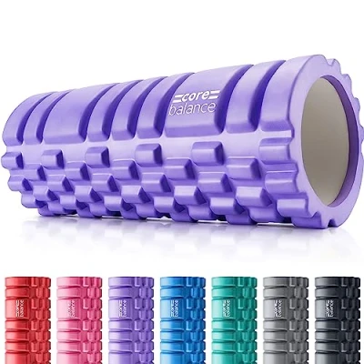 Afbeelding van Core Balance gestructureerde fasciarol voor massage, triggerpunttherapie, fitness, fysio en revalidatie