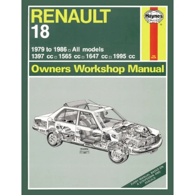 Afbeelding van Renault 18 All Models 1979 86 Owner&#039;S Workshop Manual