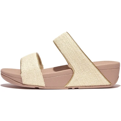 Afbeelding van FitFlop Lulu Shimmerweave Slides Maat 39