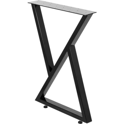Afbeelding van VEVOR Tafelpoot tafelpoten Metalen Eettafelpoten 72cm hoogte 60cm breedte Tafelbankpoten 2st