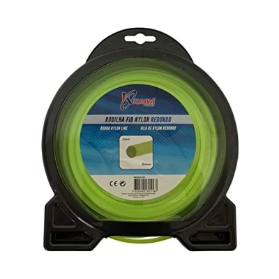 Afbeelding van Bricoferr Nylon draad voor grastrimmer, rond, 4 mm x 29 m Kawapower