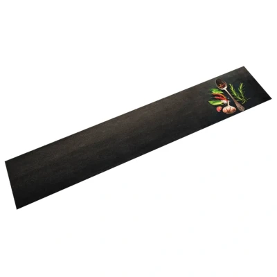 Afbeelding van Keukenmat wasbaar kruidenprint 60x300 cm fluweel