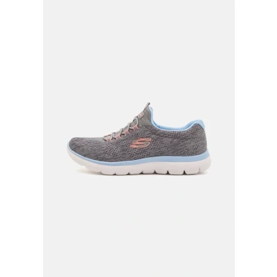 Afbeelding van Skechers Sport Summits Instappers grey/pink/blue, Dames, Maat: 38, Grey/pink/blue Textiel