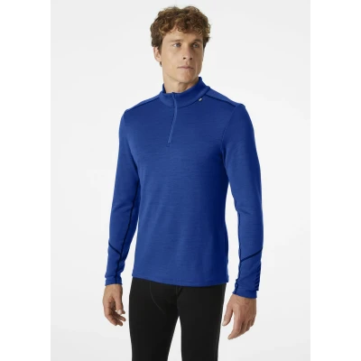 Afbeelding van Helly Hansen Men Lifa Merino Midweight 1/2 Zip Cobalt 2.0 maat M