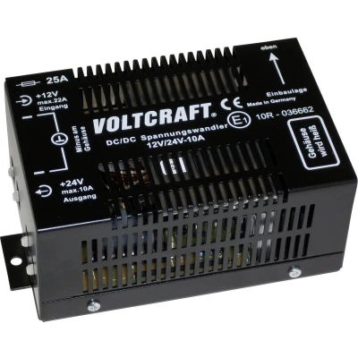 Afbeelding van VOLTCRAFT 12/10 DC/DC converter 12 V/DC 24 V/DC/10 A 240 W