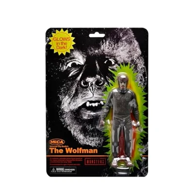 Afbeelding van Universal Monsters Retro Glow in The Dark Action Figure Wolf Man 18 cm