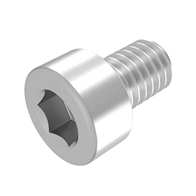 Afbeelding van SECCARO Cilinderschroef M4 x 6 mm, roestvrij staal VA V2A A2, DIN 912 / ISO 4762, binnenzeskant, volledige schroefdraad, 20 stuks
