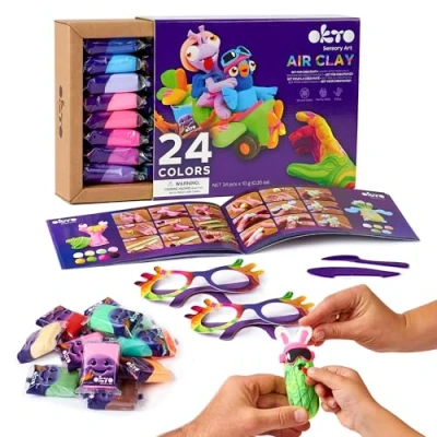 Afbeelding van Okto 24 Colors with Set Air Clay, 70150