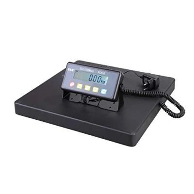 Afbeelding van G&amp;G PSB Pakketweegschaal, platformweegschaal, robuust, 40 x cm weegoppervlak van gegoten aluminium, werkt op batterijen mogelijk, schaal (150 kg 50 g//10 kgx20 g)