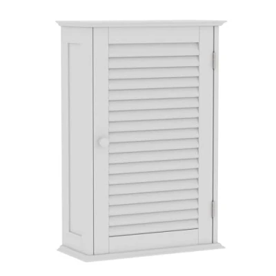 Afbeelding van Bad Vida Badkamer Kast Enkele Deur Shutter Wandmontage Opslag deur, sluiter Kleur: wit