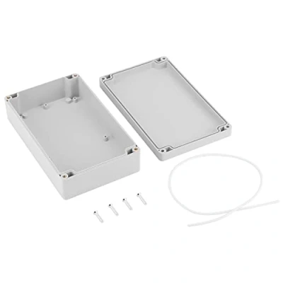 Afbeelding van Elektrische aansluitdoos, 200 x 120 56 mm, omheiningsdoos, IP65, waterdicht, voor buiten, van ABS kunststof