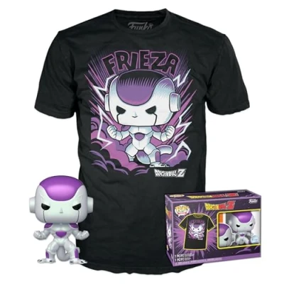 Afbeelding van Funko Pop! &amp; Tshirt Box: Dragon Ball Z Frieza 4th Form #861 Exclusive (Size L)