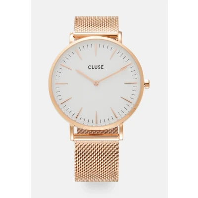 Afbeelding van CLUSE CW0101201001 La Boheme Mesh Rose horloge Boho Chic Rosekleur