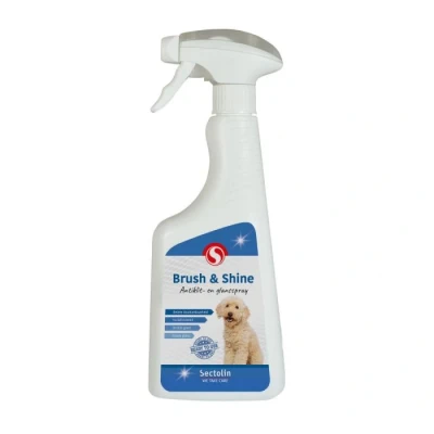 Afbeelding van Sectolin Brush &amp; Shine Hond Antiklit en Glansspray 500ml
