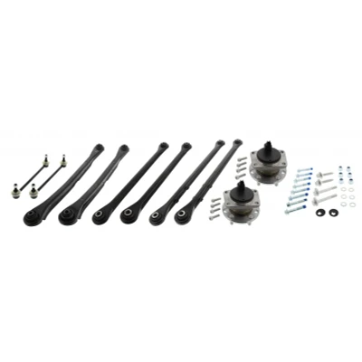 Afbeelding van MAPCO 53614/4 Voorwiel/Achterwiel ophanging Achteras links, rechts Met wielnaaf, stuurstang, slotschroefset FORD: MONDEO 3 Stufenheck