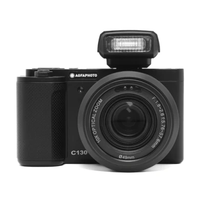 Afbeelding van AGFA Photo Realishot C130 Appareil Numérique Compact, Capteur CMOS, Écran Tactile LCD 2,8&quot;, Stabilisation d&#039;Image, Autofocus, Mémoire Externe SD, Batterie Rechargeable Noir