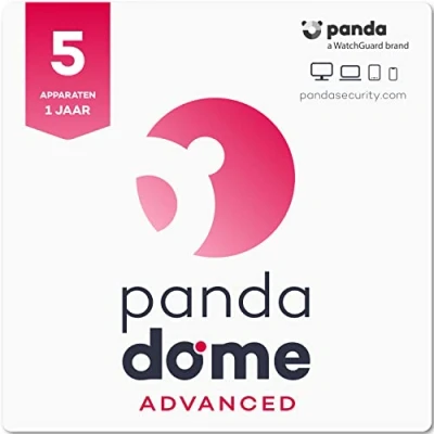 Afbeelding van Panda Dome Advanced 2023 Antivirussoftware 5 apparaten 1 jaar VPN Bescherming tegen ransomware Oudercontrole voor kinderen Veilig surfen en bankieren Geolocatie antidiefstalvergrendeling